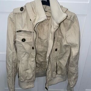 Guess Women’s Cream Military Jacket